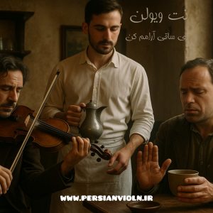 ey saghi aramam kon نت ویولن ای ساقی آرامم کن