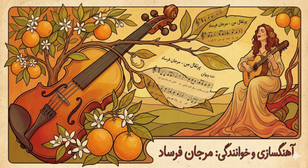 نت ویولن پرتقال من مرجان فرساد نت ویولن پرتقال من مرجان فرساد